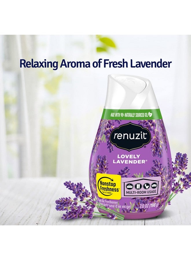 renuzit Renuzit Gel Solid Air Freshener Lovely Lavender Scent Nonstop Freshness 12 Total Air Freshener Cones Brand Is Renuzit.  - Image 2