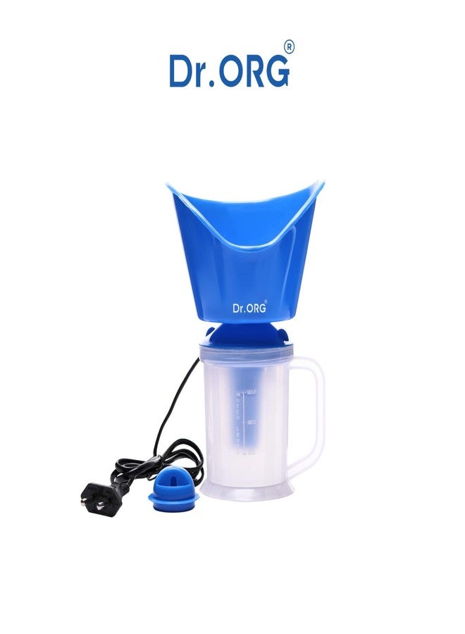 Dr. ORG 2 in 1 steamer for cold and cough, vaporizer steamer for cough,cold and facial, steam inhaler & vapourisers for adult - Blue (Pack of 2) - Image 5
