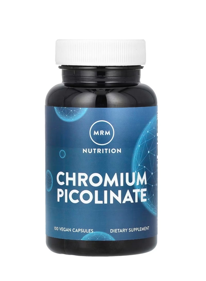 أم آر أم نوتريشون بيكولينات الكروم 100 كبسولة نباتية (200 ميكروجرام لكل كبسولة) - Image 1