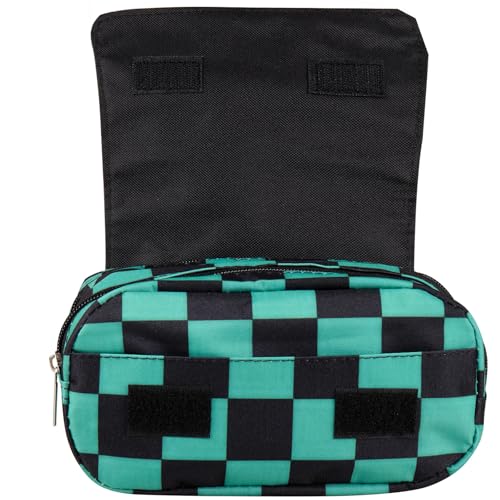 VEELAM Anime Pencil Case, Cute Kawaii Large Capacity Pencil Pouch Holder, Green - Image 5