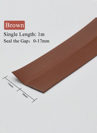 Draft Stoppers,Door Air Stopper Door Bottom Seal Door  Weather Stripping Door Seal Strip  Door Draft Stopper Door Bottom Draft Stopper Door Bottom Draft Blocker Dust and Noise Insulation Brown - view 2