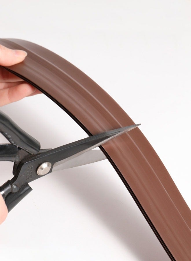 Door Air Stopper Door Bottom Seal Door  Weather Stripping Door Seal Strip  Door Draft Stopper Door Bottom Draft Stopper Door Bottom Draft Blocker Dust and Noise Insulation Brown - Image 5