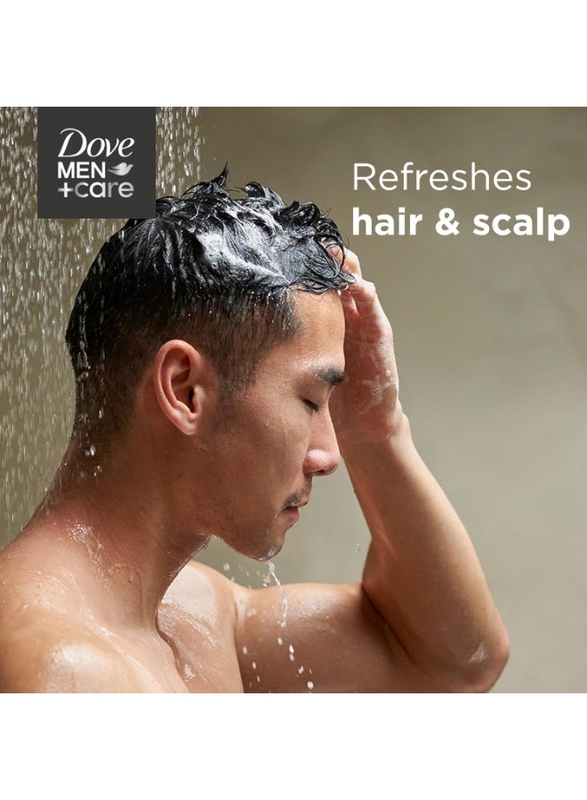 Dove Men+Care Charcoal + Clay Purifying Shampoo 603 ML - Image 3
