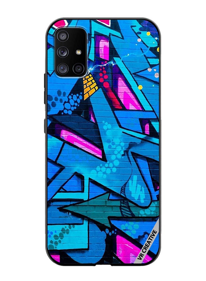 VR CREATIVE Protective Case Cover For Samsung Galaxy A71 5G Graffiti Artwork Design Multicolour - Image 1