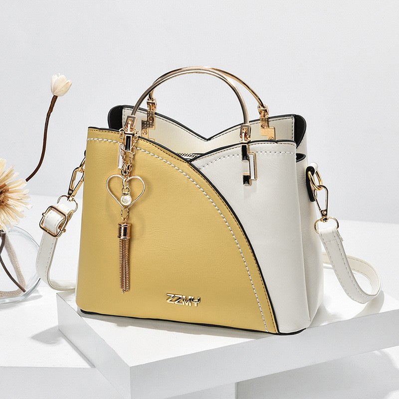 Women'S Bags Trendy Handbags Korean Style Contrast Color Large Capacity Fashionable Shoulder Crossbody Bag Dropshipping - Image 1