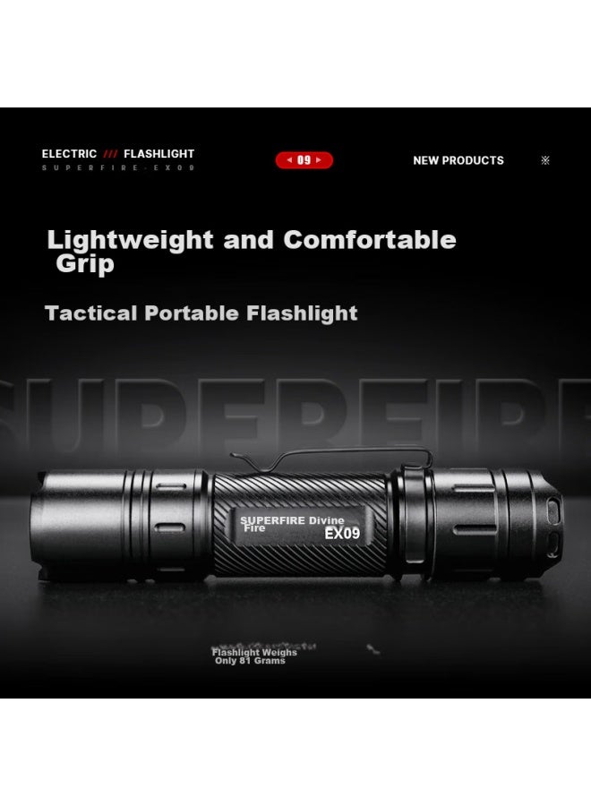 SupFire Supfire Ex09 High-intensity Flashlight, Rechargeable, Long-range, Outdoor Mini Led, Home Emergency Light, 4000mah  - Image 5