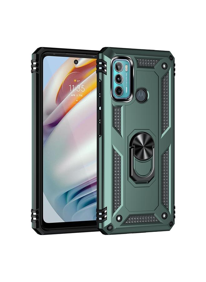 S-TOP Case For Motorola Moto G60 / G40 Fusion Shockproof TPU + PC Protective Case with 360 Degree Rotating Holder - Image 2