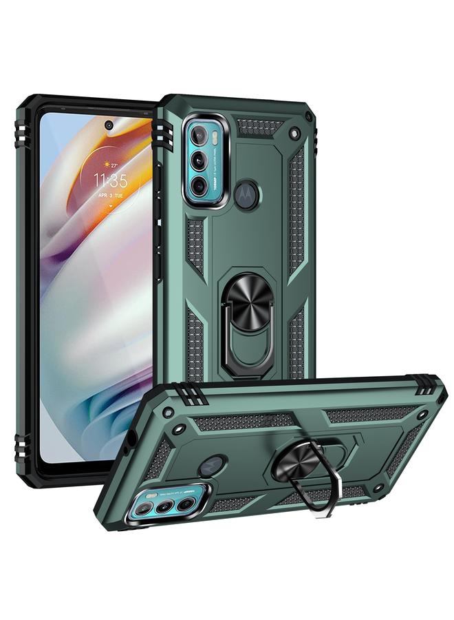 S-TOP Case For Motorola Moto G60 / G40 Fusion Shockproof TPU + PC Protective Case with 360 Degree Rotating Holder - Image 1