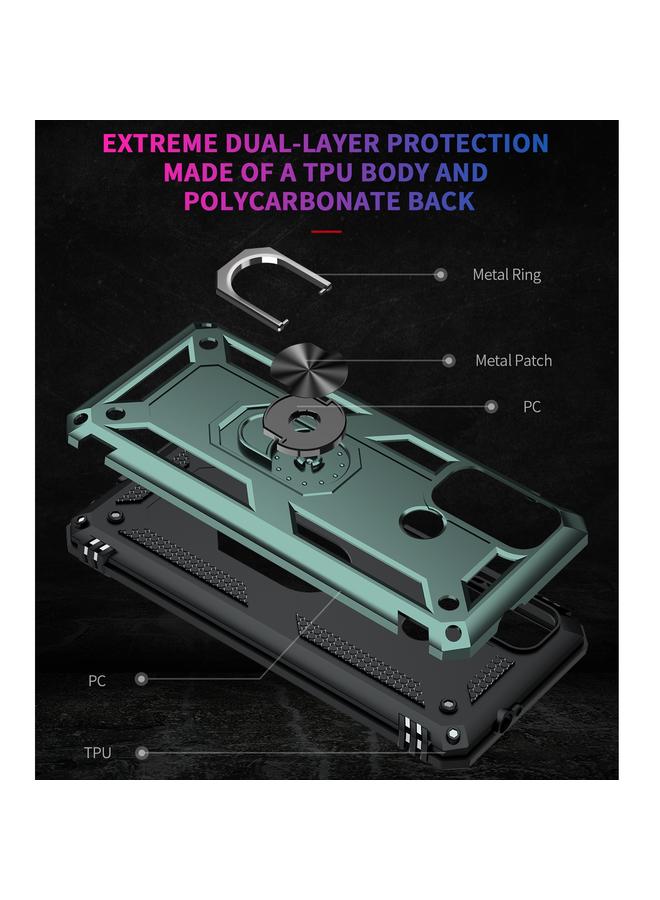 S-TOP Case For Motorola Moto G60 / G40 Fusion Shockproof TPU + PC Protective Case with 360 Degree Rotating Holder - Image 4