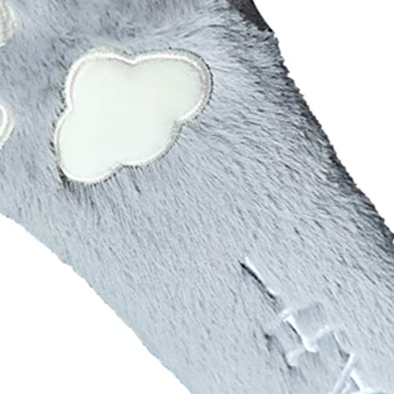 Cute Seatbelt Covers, Soft Plush Cat Claw Design Shoulder Guard, Decorative Car Interior Accessory with Comfortable PP Cotton Filling, for Women Gift Grey - Image 2