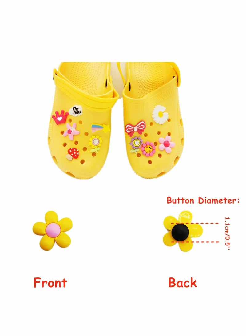 Excefore Shoe Decoration Charms, 100 Pcs Mix Unique Styles, Random Cute Cartoon Style Clogs and Bracelet Decoration Accessories, Perfect Gift for Boys Girls Women - Image 4
