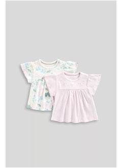 mothercare Blossom T-Shirts - 2 Pack  - Image 1