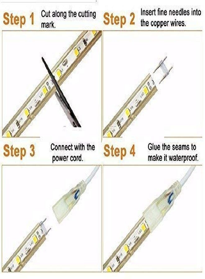 الجستو شريط إضاءة LED بطول 3 أمتار من جيستو - إضاءة خارجية مقاومة للماء لتزيين الشرفات والمنازل والديكورات الداخلية | إضاءة زخرفية لتزيين ديوالي، إضاءة مخفية للسقف (أزرق) - Image 3