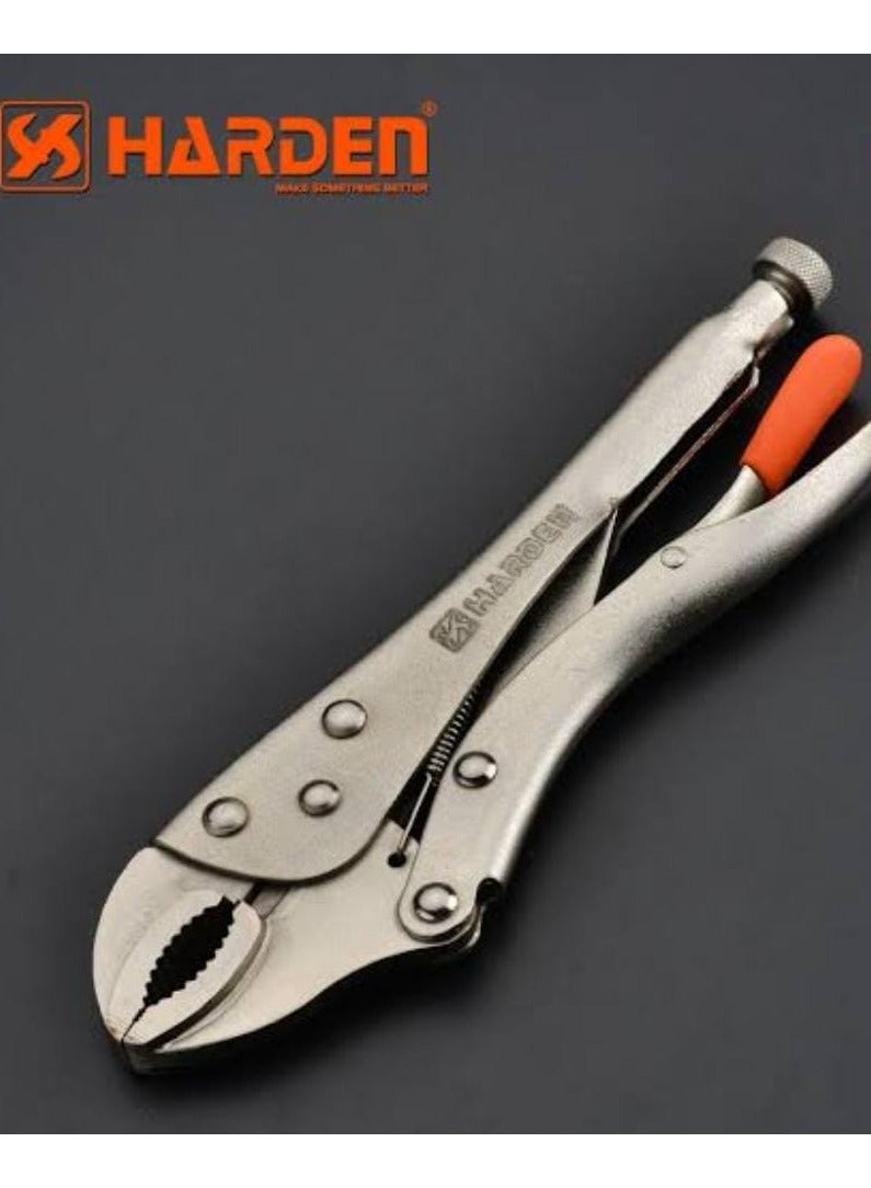 Harden Curved Jaw Lock Plier Heavy Duty10" - Image 1