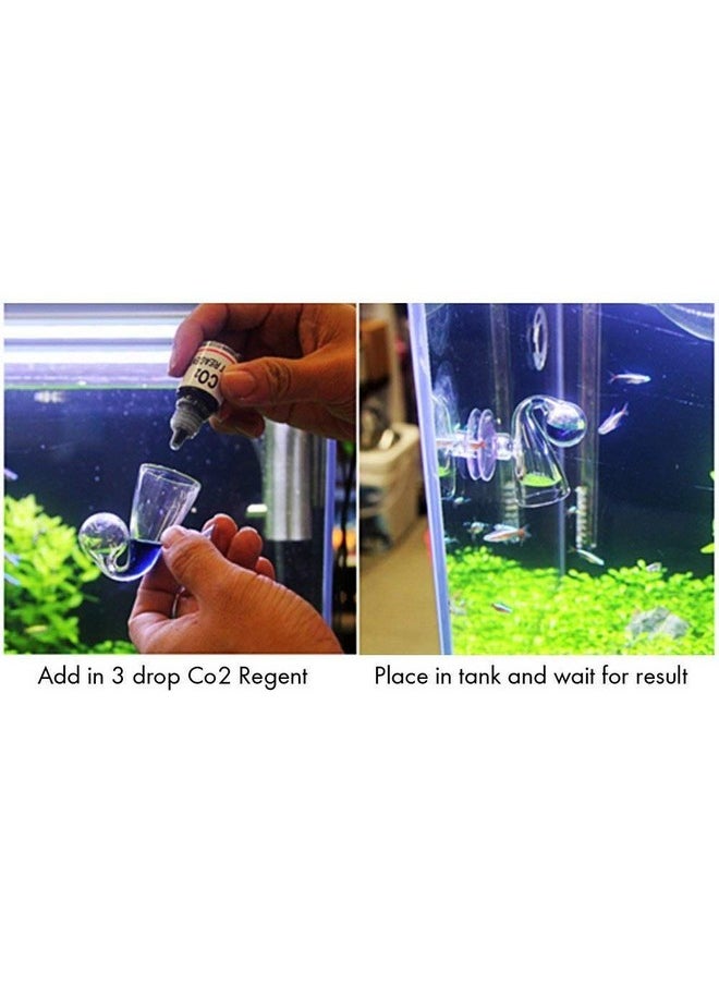 Rhinox - Rhinox Glass Drop Checker Kit with pre-Mixed 4dKH & pH Reagent, 3-Minutes' Setup, 3 Seconds to Read Result, Color Change Reflects CO2 Level - Image 1