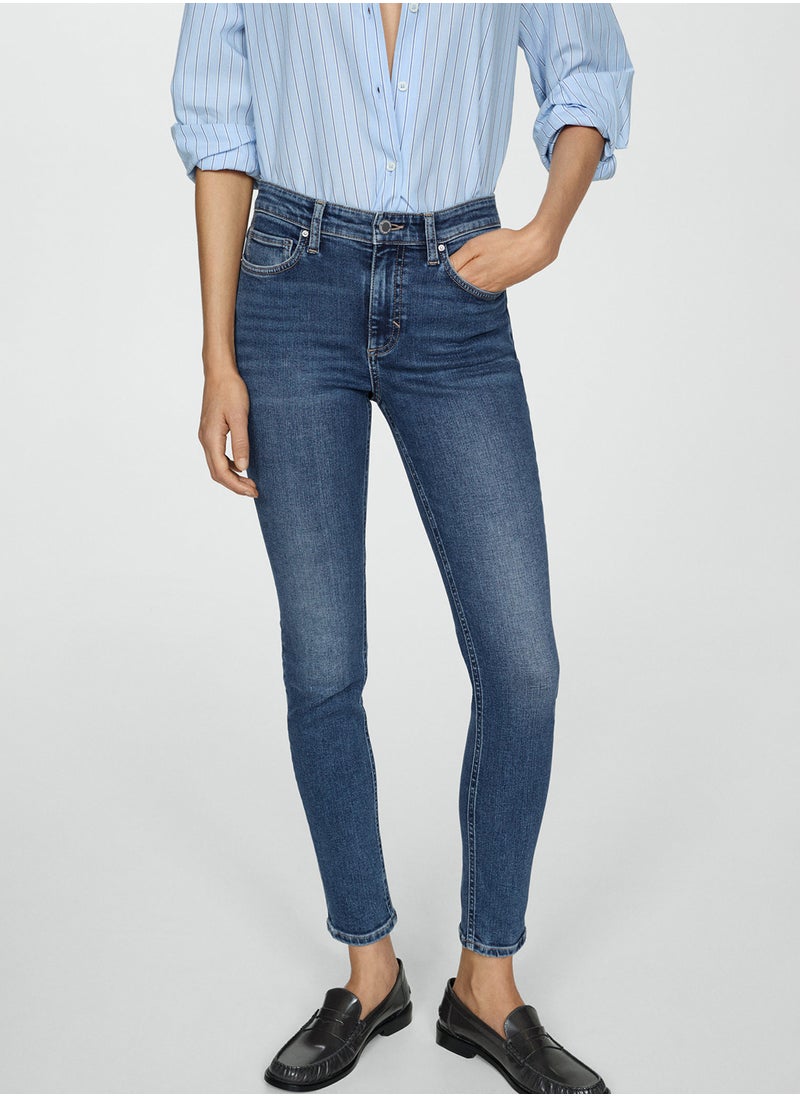 MANGO Newisa Medium-Rise Skinny Jeans  - Image 1