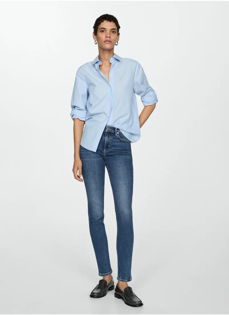 مانجو Newisa Medium-Rise Skinny Jeans