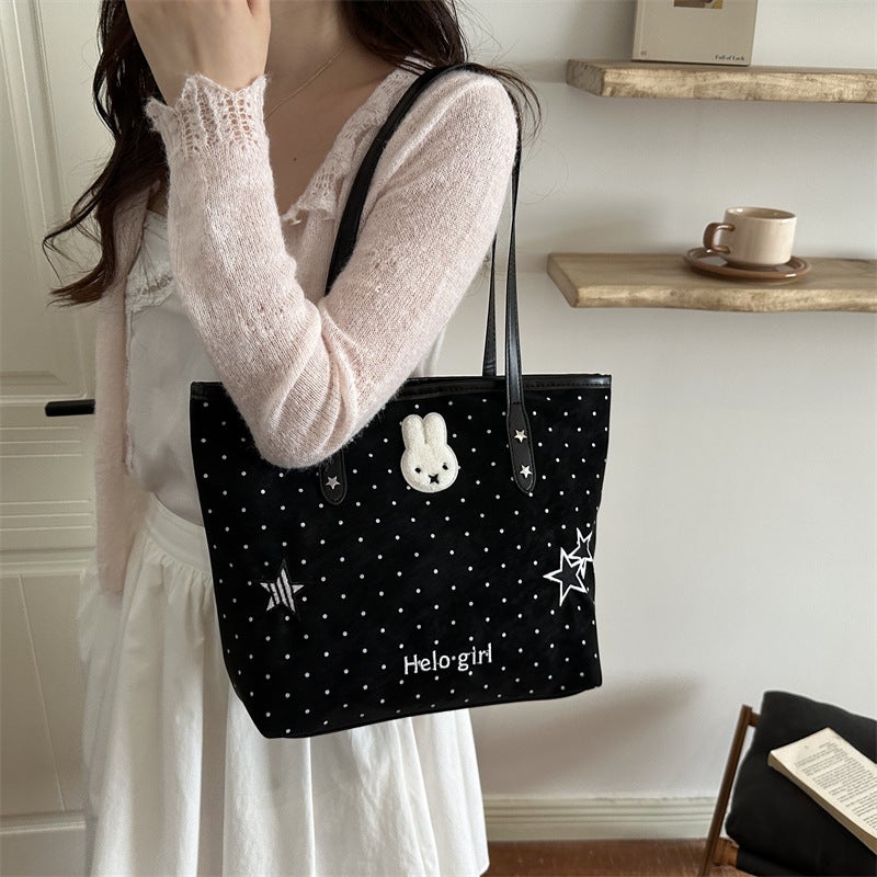 Women's Polka Dot Shoulder Bag - Image 3