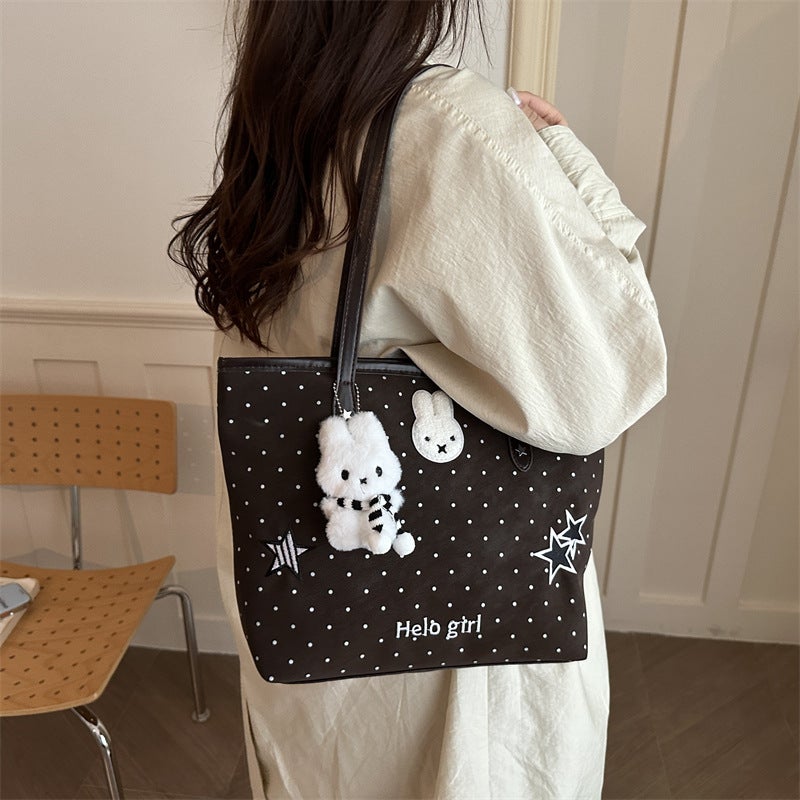 Women's Polka Dot Shoulder Bag - Image 4