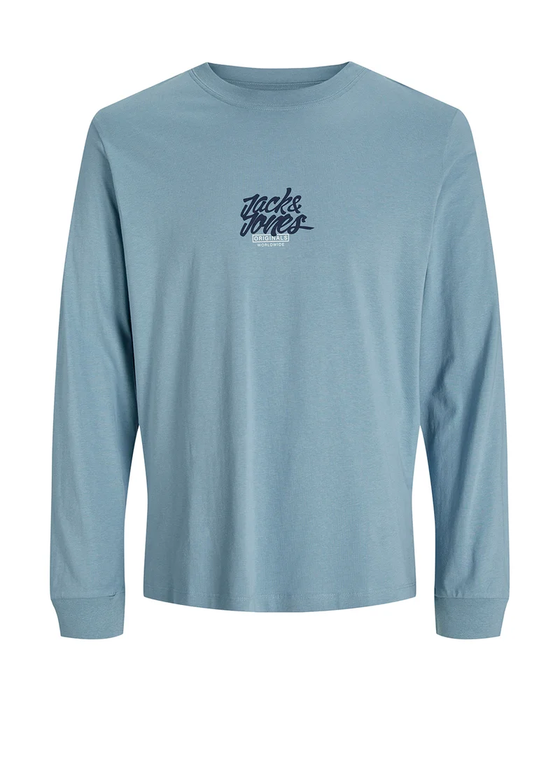 جاك اند جونز Graphic Crew Neck Sweatshirt