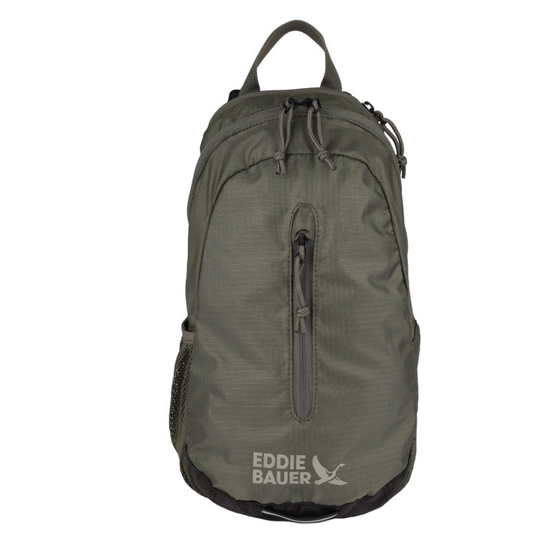 Eddie Bauer Stowaway Packable Sling Bag Foldable Travel Outdoor Lightweight Compact Everyday Carry Ripstop Nylon 10L Spruce Green - Image 2