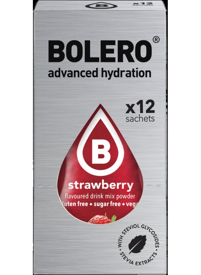 بوليرو منكهات الماء بوليرو - نكهة الفراولة (12*3 جرام) - Image 1