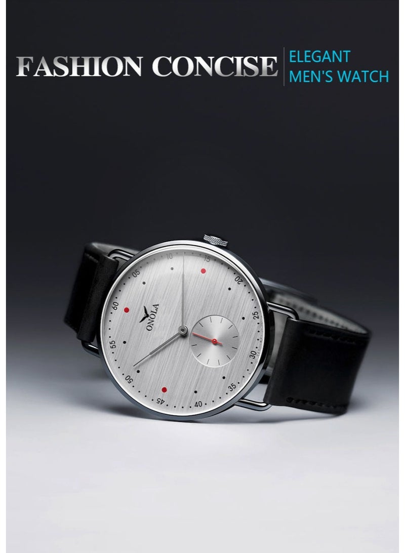 أونولا ساعة كوارتز طلابية بسيطة، عملية، فائقة الرقة - Image 2