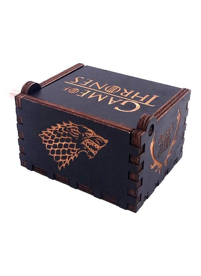 yongsheng Game Of Thrones Wonderful Classic Mini Hand Crank Style Wooden Music Box  - Image 5