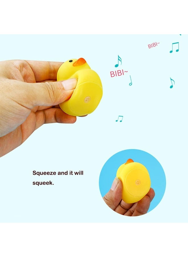 50 PCS Bath Duck Toys Colorful Mini Rubber Ducks Squeak and Float Duckies Baby Shower Toy Party Decoration for Toddlers Boys Girls - Image 4