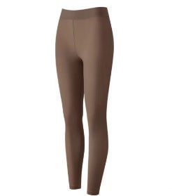 Versatile Acid Bathing Skin High Elasticity Seamless Thin Heat Self-Generating Slimming Autumn Suit Long Sleeve Warm Thermal Und Brown pants  - Image 1
