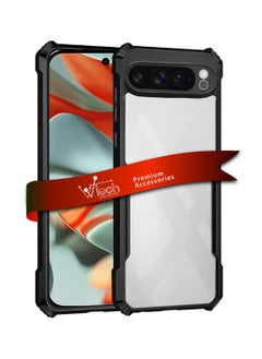 Wtech Google Pixel 9 Pro XL 5G 2024 Hybrid TPU Silicone With Raised Armour Bumpers Slim Case Cover - Black  - Image 1