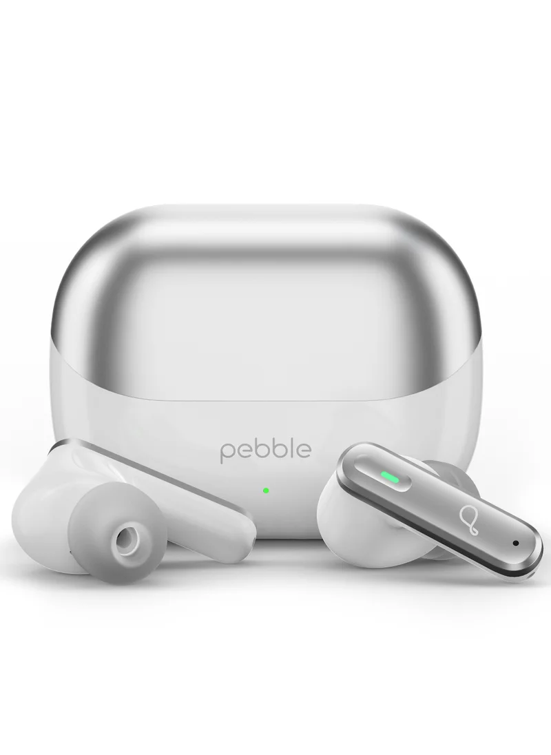 Pebble Euphoria ANC Earbuds Up to 35 dB | 30 Hrs Playtime with Quick Charge, Deep Base, ENC TWS, Quad Mics, Low Latency Mode , Active Noise Cancellation