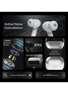 Euphoria ANC Earbuds Up to 35 dB | 30 Hrs Playtime with Quick Charge, Deep Base, ENC TWS, Quad Mics, Low Latency Mode , Active Noise Cancellation - pzsku/Z69AFB9C740F9F13F83E0Z/45/_/1719984498/ac85af8c-1569-496f-9078-7d9402aa3f6a