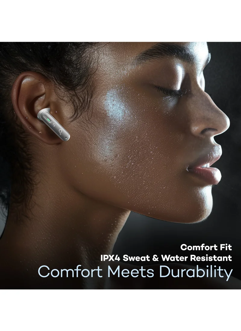 Pebble Euphoria ANC Earbuds Up to 35 dB | 30 Hrs Playtime with Quick Charge, Deep Base, ENC TWS, Quad Mics, Low Latency Mode , Active Noise Cancellation