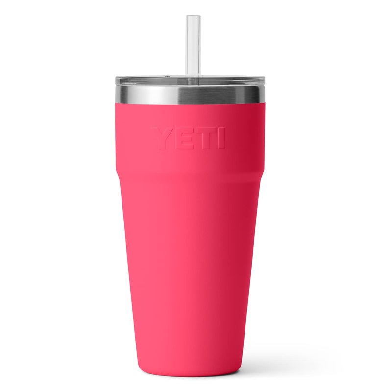 YETI Rambler 26 oz Straw Cup, Vacuum Insulated, Stainless Steel with Straw Lid, Bimini Pink - Image 5