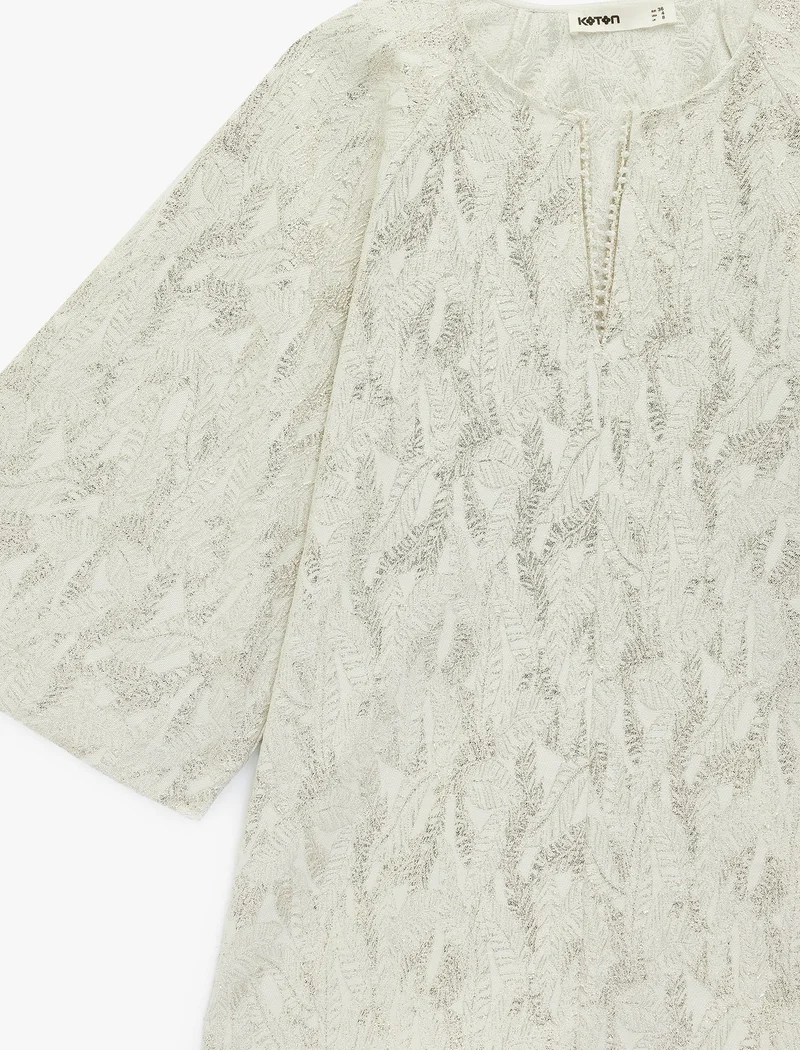 Koton  Patterned Gleamy Tunic for Women | Best Price UAE