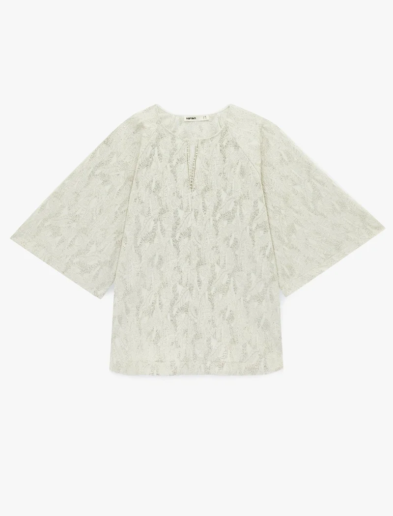 Koton  Patterned Gleamy Tunic for Women | Best Price UAE
