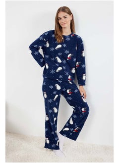 Navy Penguin/Winter Patterned Fleece Winter Knitted Pajamas Set Thmaw25Pt00060 - pzsku/Z69AFD16DC58B8B5D30D1Z/45/_/1737375992/10aa3eb1-dc2f-4887-9a93-faf1b83c9930