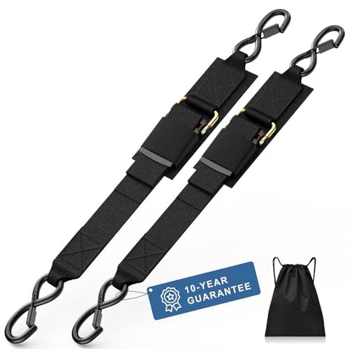 Oavostd 1208LB Heavy Duty Boat Tie Down Straps to Trailer, Anti-Corrosion 2" x 48" Adjustable Boat Trailer Straps for Trailering Safety with Jet Ski, Boat, Kayak, Pontoon, etc. - Image 1