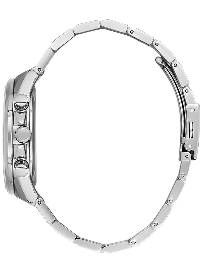 Lee Cooper Lee Cooper Men's Quartz Movement Watch, Multi Function Display and Metal Strap - LC06850.350, Silver
