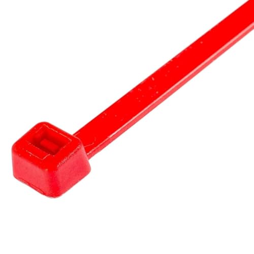 GTSE 12 Inch Red Zip Ties, 1,000 Bulk Pack, 50lb Strength, UV Resistant Long Nylon Cable Ties, Self-Locking 12" Tie Wraps - Image 2