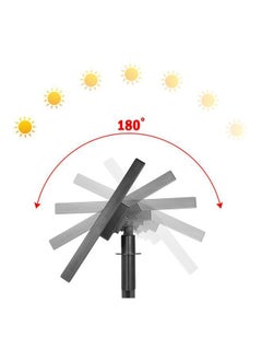 Y&D Solar Powered LED Fountain Water Pump Black/White/Grey Panel (22x19), (7.5 x4x6)centimeter  - Image 4