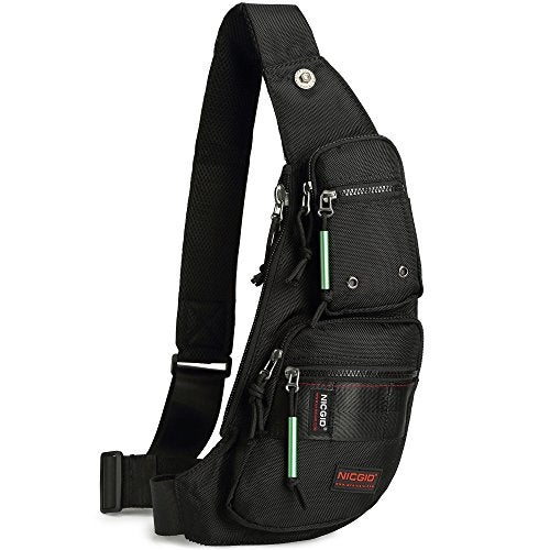 NICGID Sling Bag Chest Shoulder Backpack Crossbody Bags Casual Daypack for Men Women - Image 1