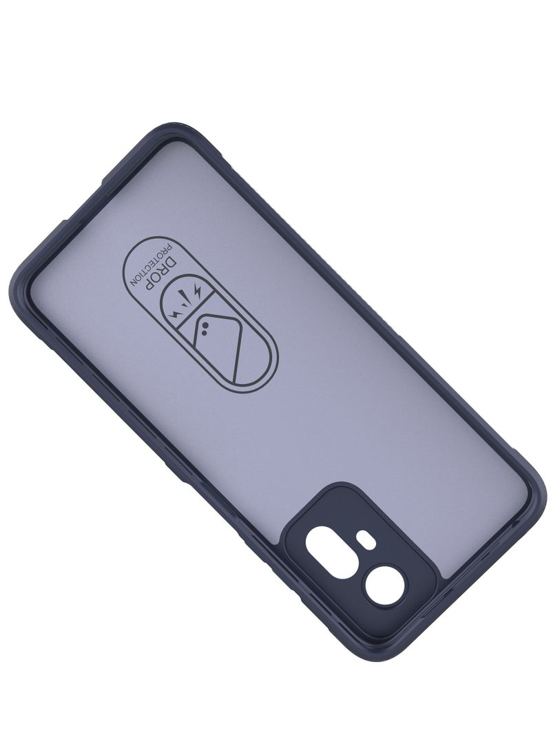 GOLDEN MASK Compatible With Xiaomi Redmi Note 12S Magic Case ShockProof (Dark Blue)  - Image 3