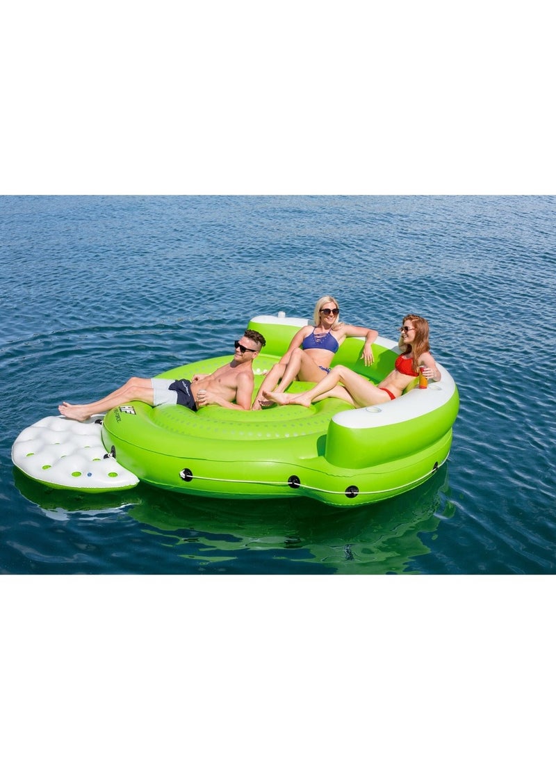 Bestway - Hydro-Force Kick Back Green/White Lounge 277x262 cm - 43120 - Image 2