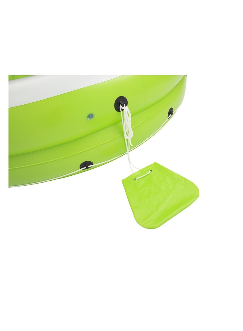Bestway - Hydro-Force Kick Back Green/White Lounge 277x262 cm - 43120 - Image 4