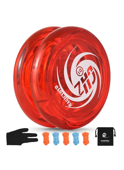 Responsive Yoyo for Kids Yo-Yo Ball with 5 Replacement Strings Glove Storage Pouch for Beginners