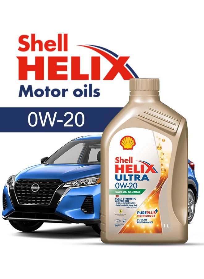 Shell Engine Oil – For NISSAN Kicks  2024 - 2017، 4 Liter،  0w20 Shell -  2017 2018 2019 2020 2021 2022 2023 2024 