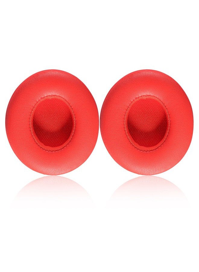 JARMOR Beats Solo 2.0/3.0 Replacement Earpads, JARMOR Memory Foam Ear Cushion Cover for Beats Solo 2.0/3.0 Wireless On Ear Headphones ONLY, Red - Image 5