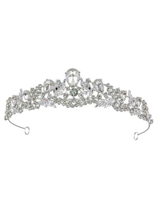 SAMKY Bridal Tiara Crown With Rhinestone Wedding Headpiece Bride'S Crystal Hair Accessories For Woman - Image 1
